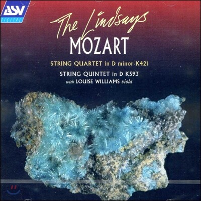 Lindsay s-tring Quartet 모차르트: 현악 사중주 15번, 현악오중주 5번 K.593 - 린제이 사중주단