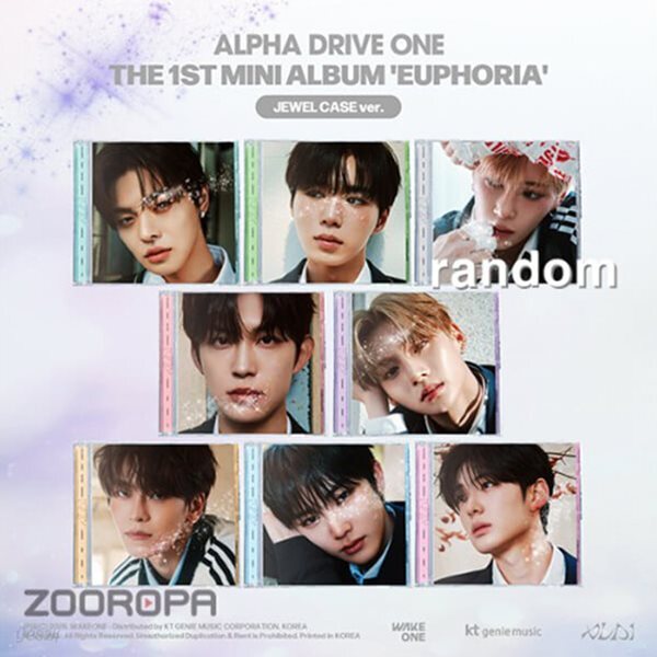 [미개봉/케이스손상/랜덤] ALPHA DRIVE ONE 알파드라이브원 EUPHORIA 1집 JEWEL CASE