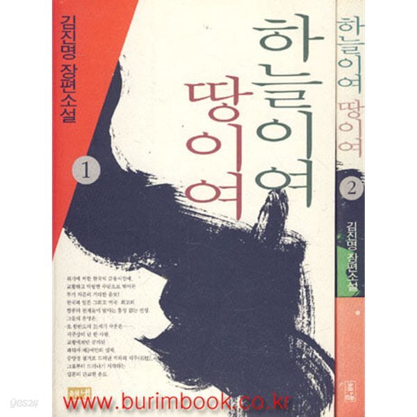 김진명 장편소설 하늘이여 땅이여 (전2권) 완질
