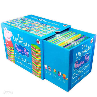 [중고-최상] 페파피그 원서 그림책 컬렉션 50권 박스 세트(블루) : The Ultimate Peppa Pig Collection 50 Book Box Set