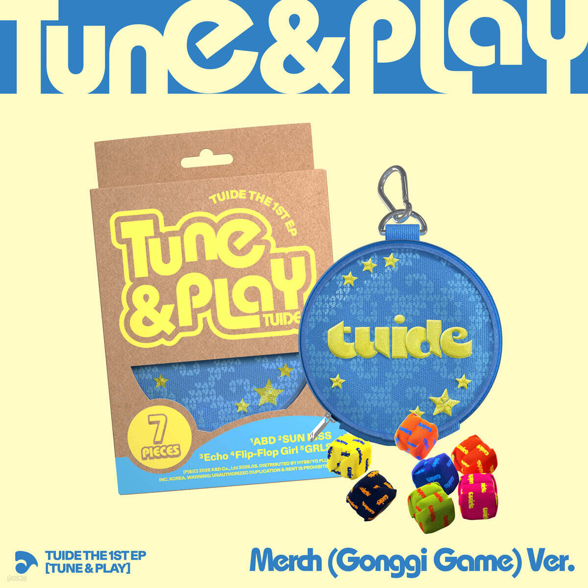 TUIDE (튜이드) - The 1st EP [TUNE & PLAY] Merch (Gonggi Game) ver.