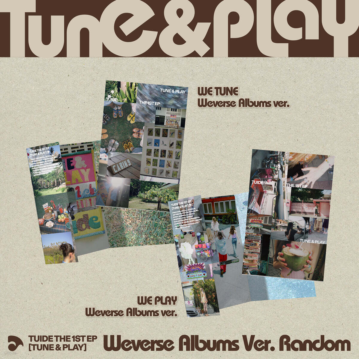 TUIDE (튜이드) - The 1st EP [TUNE & PLAY][Weverse Albums ver.][2종 중 1종 랜덤발송]