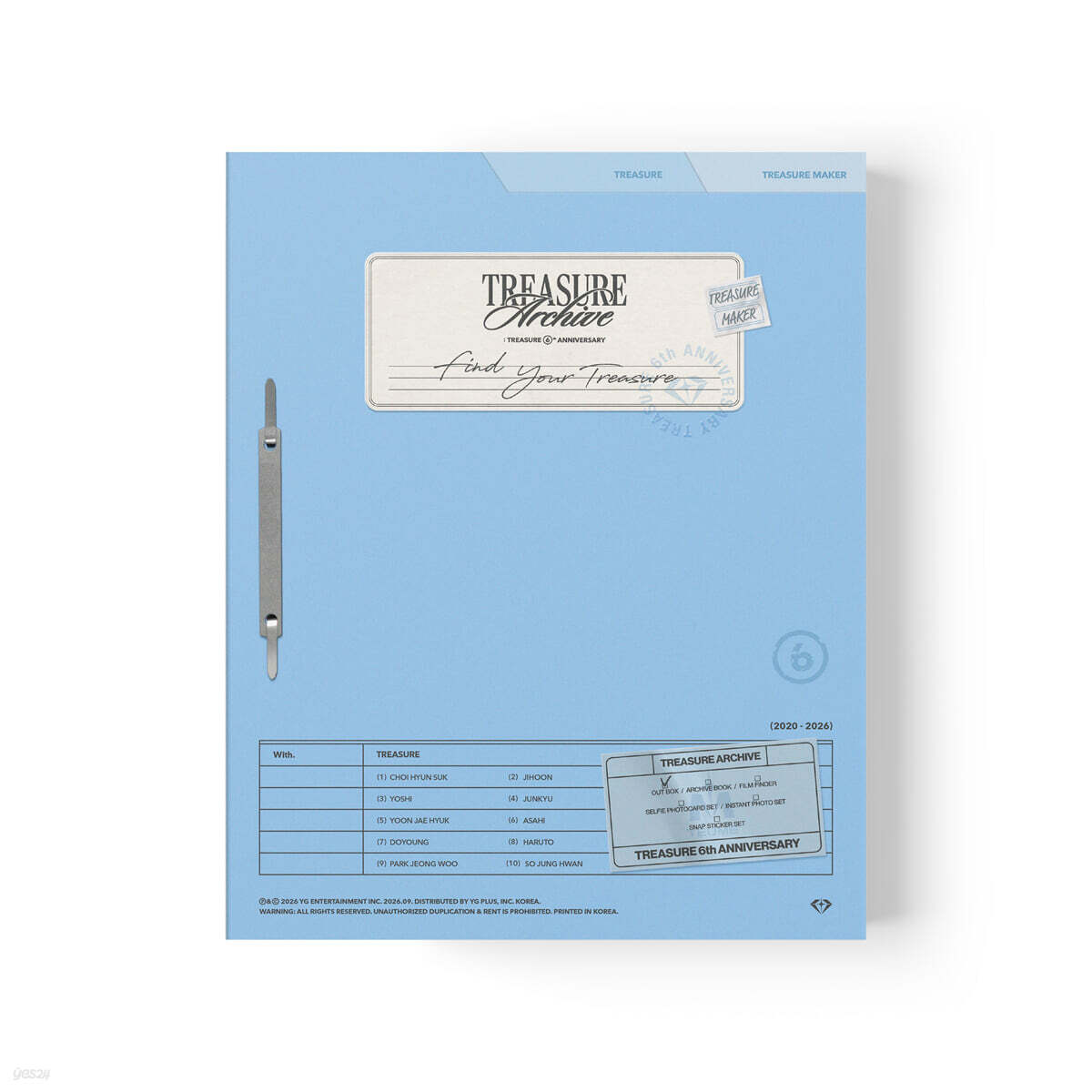 TREASURE (트레저) - TREASURE ARCHIVE : TREASURE 6th ANNIVERSARY