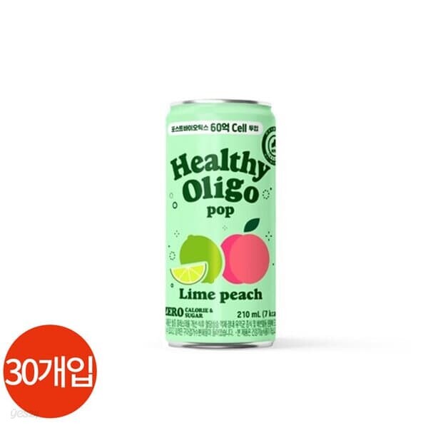 헬씨올리고 팝 라임 피치 210ml x 30개