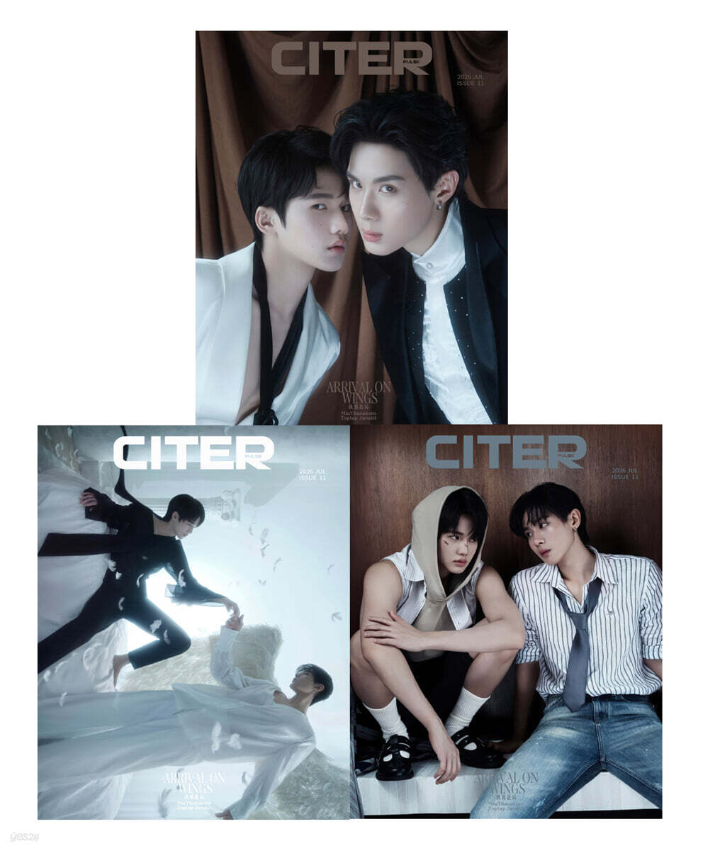 [D형] CITER 중국 2026년 07월 : Toptap＆Minlee 커버 (A형 잡지+B형 잡지+C형 잡지+카드 20장+인생 네컷 1장)