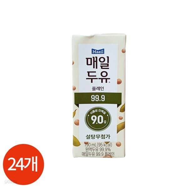 매일 두유 99.9 190ml x 24개