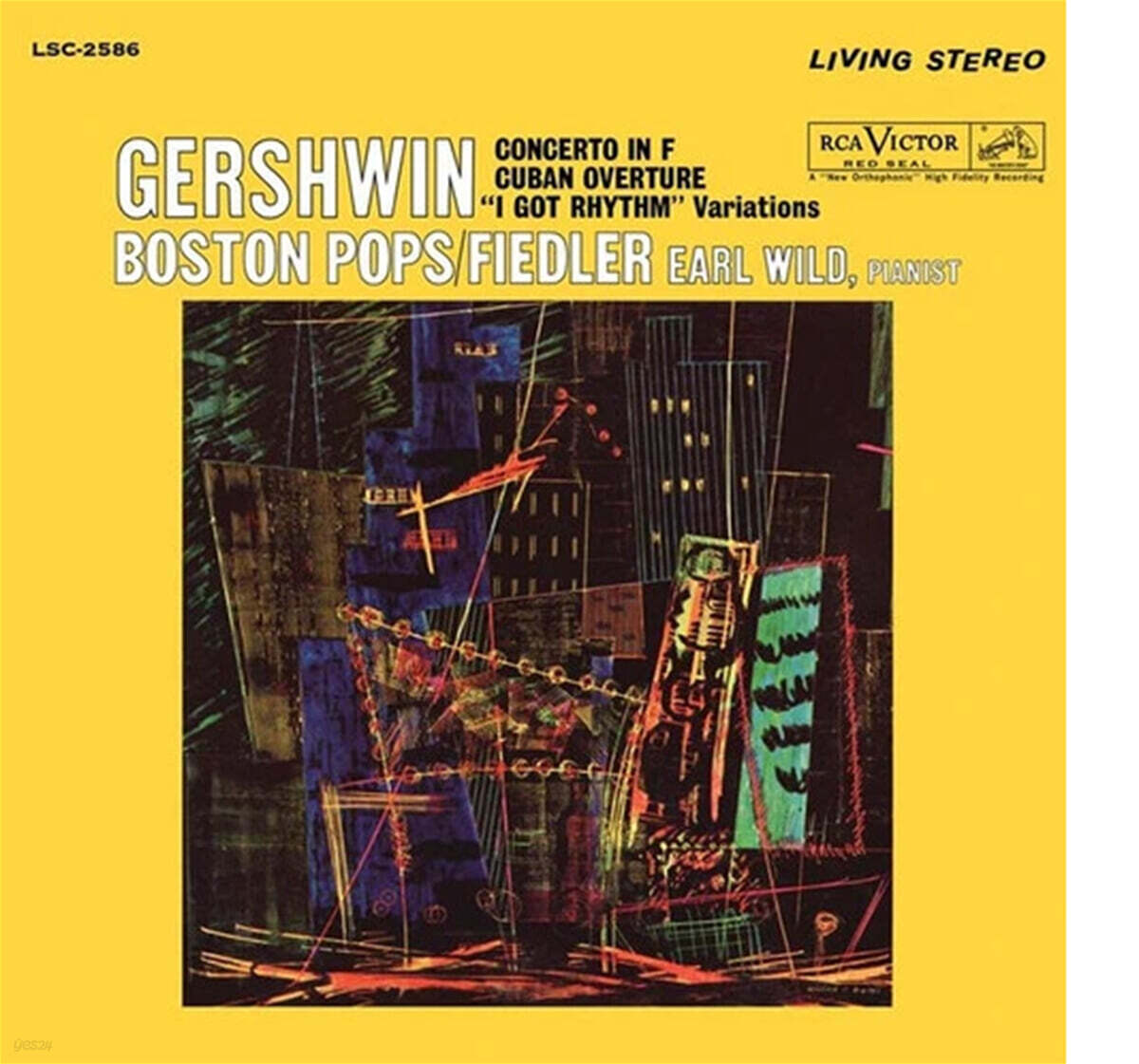 Arthur Fiedler 거슈윈: 피아노 협주곡 F장조 (Gershwin: Concerto in F, Cuban Overture, I Got Rhythm) [2LP]