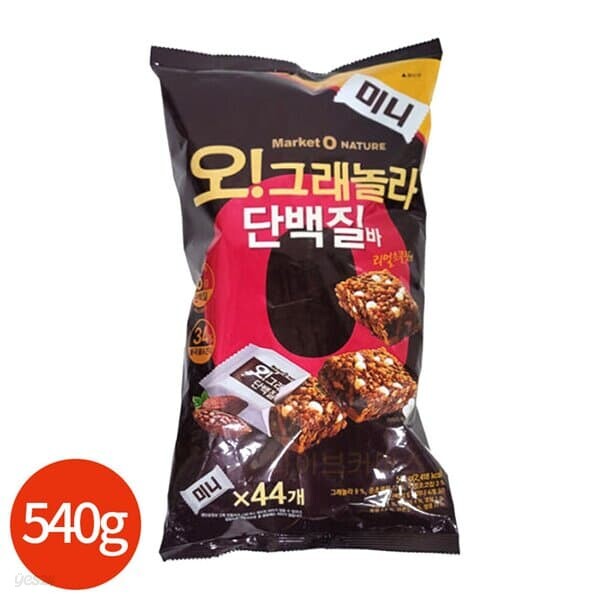 오리온 오그래놀라 단백질바 540g(44입)