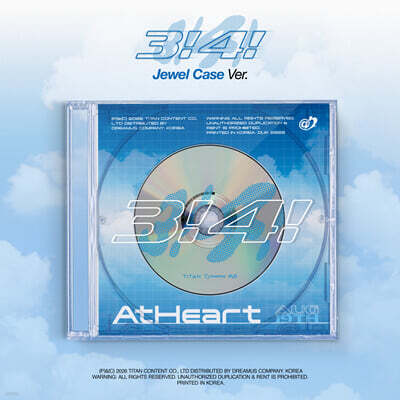 AtHeart - Single Album: 3!4! [Jewel Case Ver.]