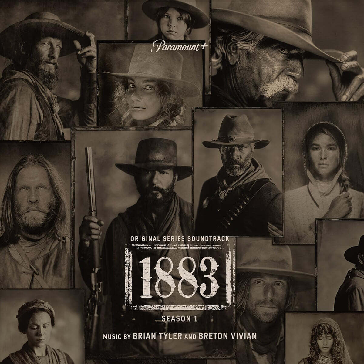 1883 드라마 음악 (1883 OST By Brian Tyler / Breton Vivian) [그레이 마블 컬러 LP]
