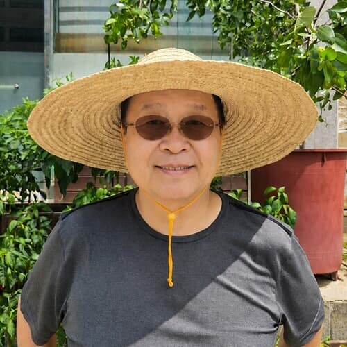 햇빛차단 초대형 밀짚모자(51-54cm) G 대두모자 농사 농부 밭일 텃밭 낚시 캠핑 챙넓은모자