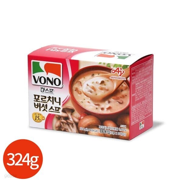 보노 포르치니 버섯 스프 18g x 18개