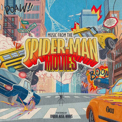 G0413-52★LPレコード スパイダーマン　音楽集　帯付き オーケストラで奏でるスパイダーマン映画音楽 (Music From Spider-Man