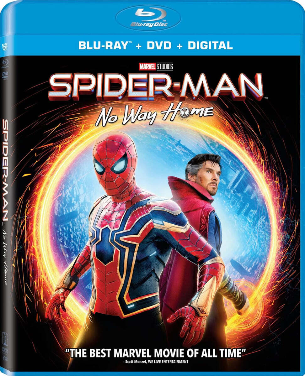 스파이더맨 : 노 웨이 홈 (2Disc, BD + DVD)