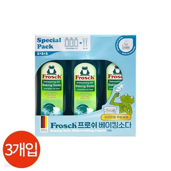 프로쉬 베이킹소다 주방세제 1L x 3개입