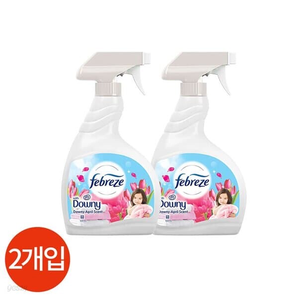페브리즈 섬유탈취제 다우니향 920ml x 2개