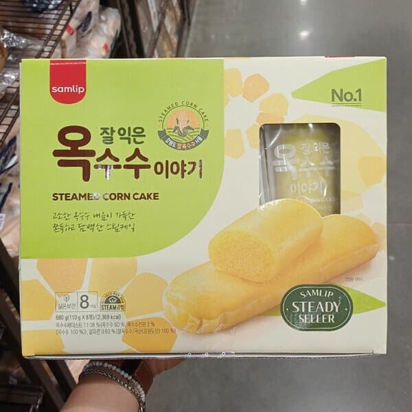 삼립 옥수수이야기 8개입 880g 옥수수빵 간식