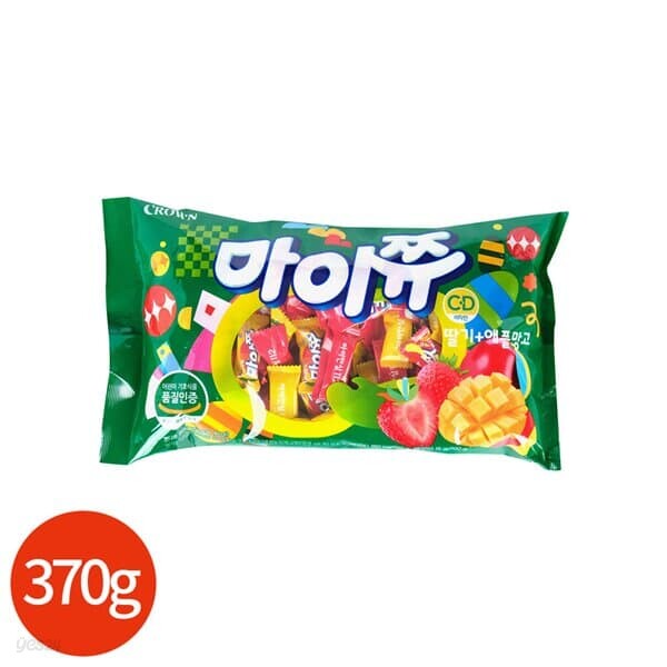 크라운 마이쮸 딸기 애플망고 800g