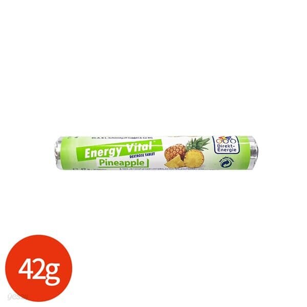 에너지 바이탈 블록 포도당 캔디 파인애플 42g