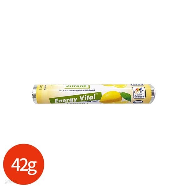 에너지 바이탈 블록 포도당 캔디 레몬 42g