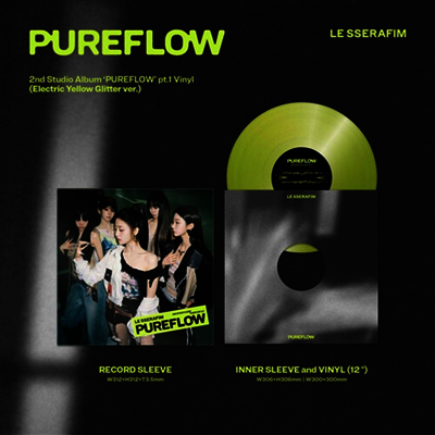 르세라핌,Le Sserafim — 2nd Studio Album 'Pureflow' Pt.1 앨범 커버