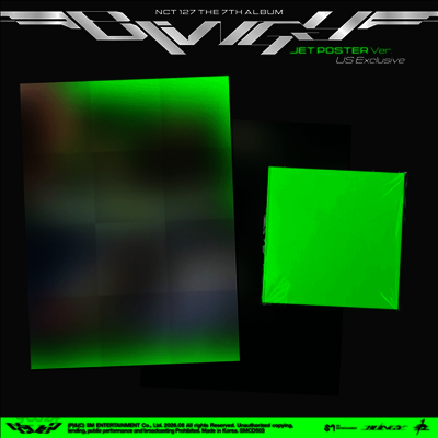 엔시티 127 (NCT 127) - 7th Album 'Blingy' (Jet Poster Version)(6종 중 1종 랜덤발송)(미국 한정반)(미국반 독점 포토카드 1종)(CD)