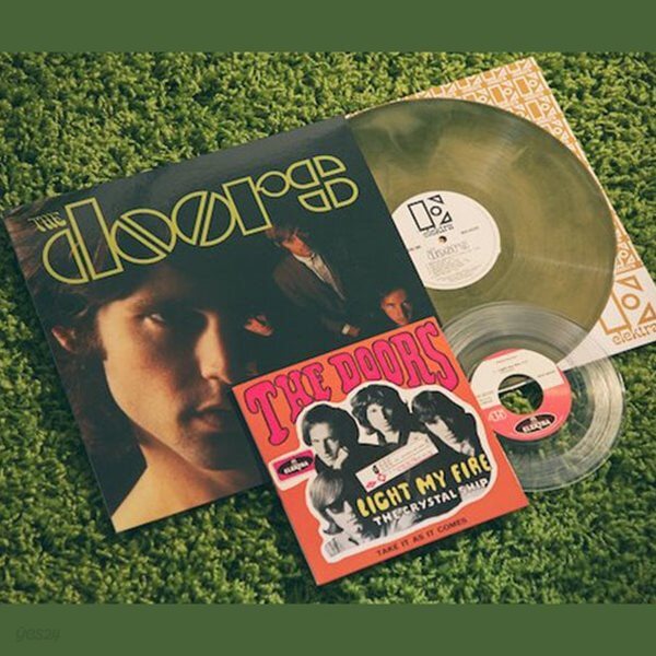 [중고 LP] The Doors - The Doors (그린 컬러 LP Green & Gold Galaxy) + Light My Fire (7Inch 클리어 EP)