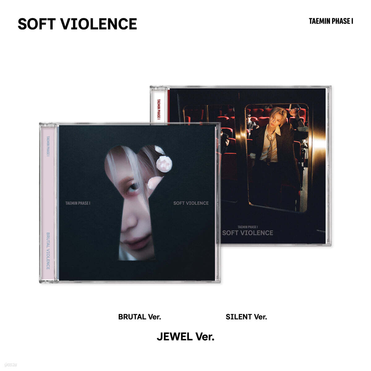 (kindergarten 공동구매) 태민 (TAEMIN) - PHASE I : Soft Violence [JEWEL Ver.][2종 SET]