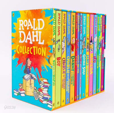 로알드달 베스트 16종 박스 세트 (영국판) : Roald Dahl Collection Gift Set (개정판)