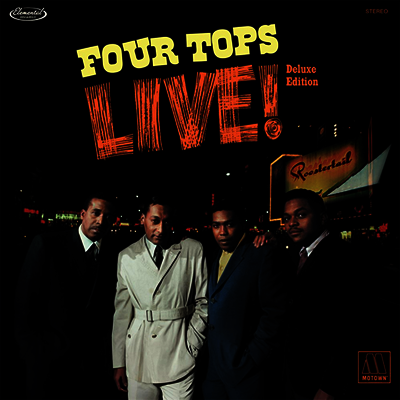 Four Tops — Live (Special 60th Anniversary Deluxe Edition) 앨범 커버