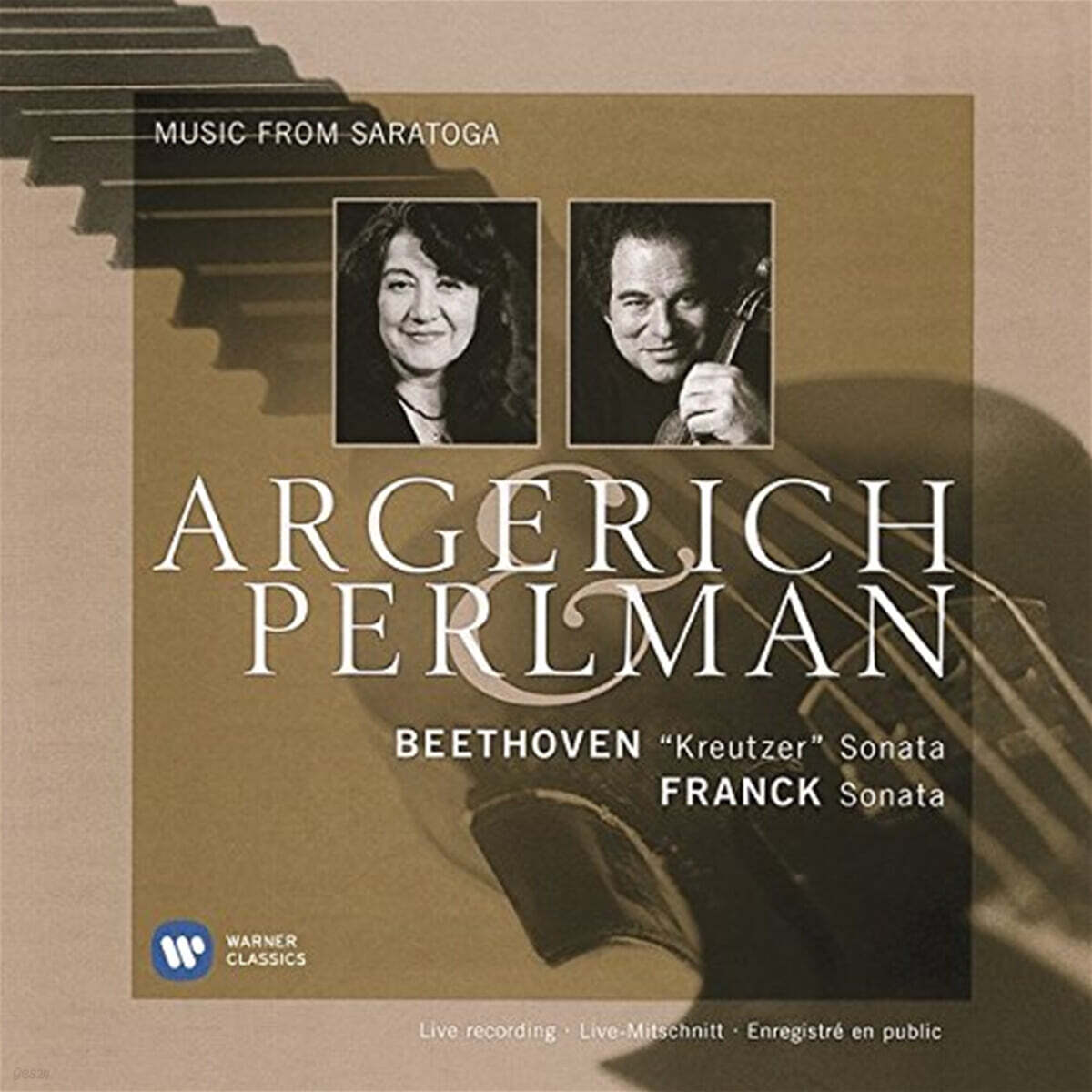 Itzhak Perlman / Martha Argerich 이차크 펄만 57집 - 베토벤: 크로이처 소나타 / 프랑크: 바이올린 소나타 (1999) (Beethoven: Violin Sonata No. 9) [UHQCD]