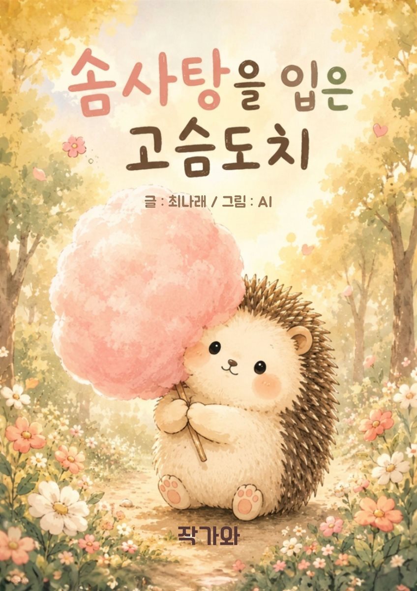 솜사탕을 입은 고슴도치