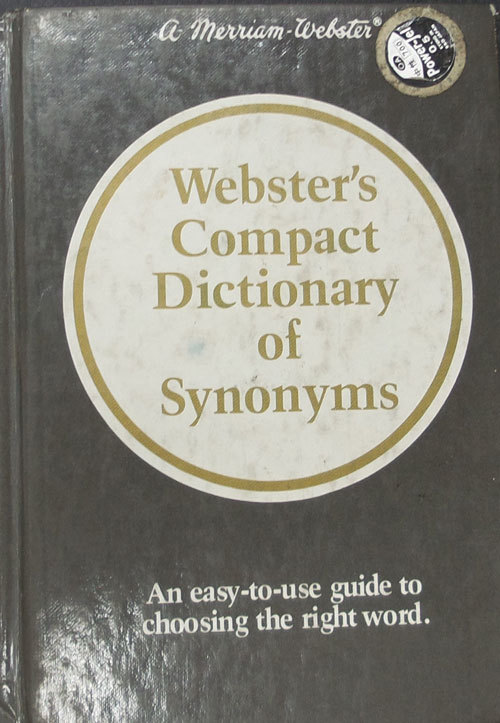 webster's compact dictionary of synonyms