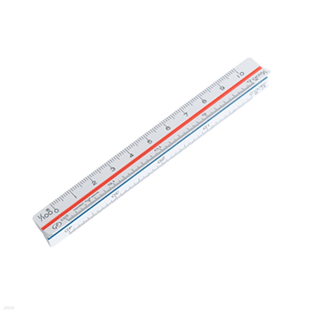 [알앤비]우치다 삼각 스케일자 10cm 15cm 제도용품 제도자 건축 uchida