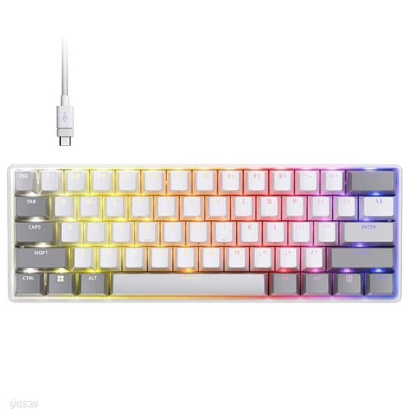 CORSAIR 클리퍼 PRO 미니 60 (화이트) 키보드