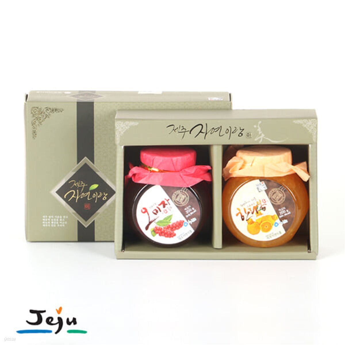 [해올렛] 제주 차세트 미 오미자차200g+한라봉차200g