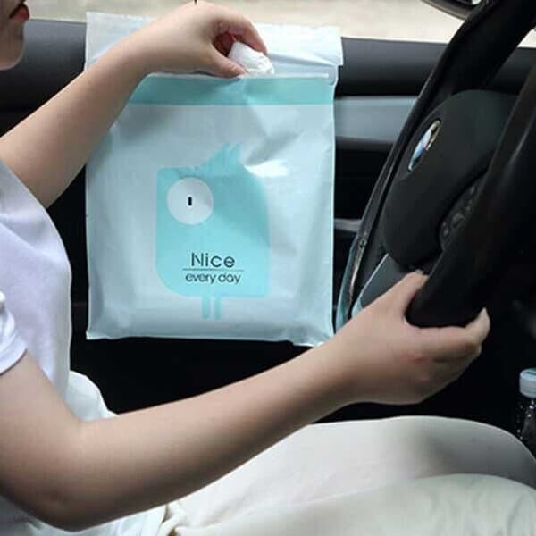 자동차 쓰레기봉투 접착식 다용도 주방 차량 휴지통 car 봉투