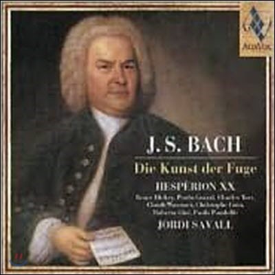 [߰] Jordi Savall / Bach : Die Kunst Der Fuge (/2CD/Digipack/av9818)