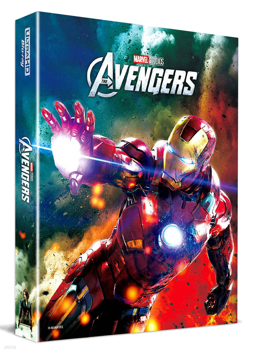 어벤져스 (3Disc, 4K UHD+3D+BD 렌티큘러 풀슬립 B1 Type 스틸북 한정판) : 블루레이