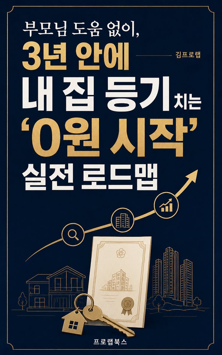부모님 도움 없이, 3년 안에 내 집 등기 치는 '0원 시작' 실전 로드맵