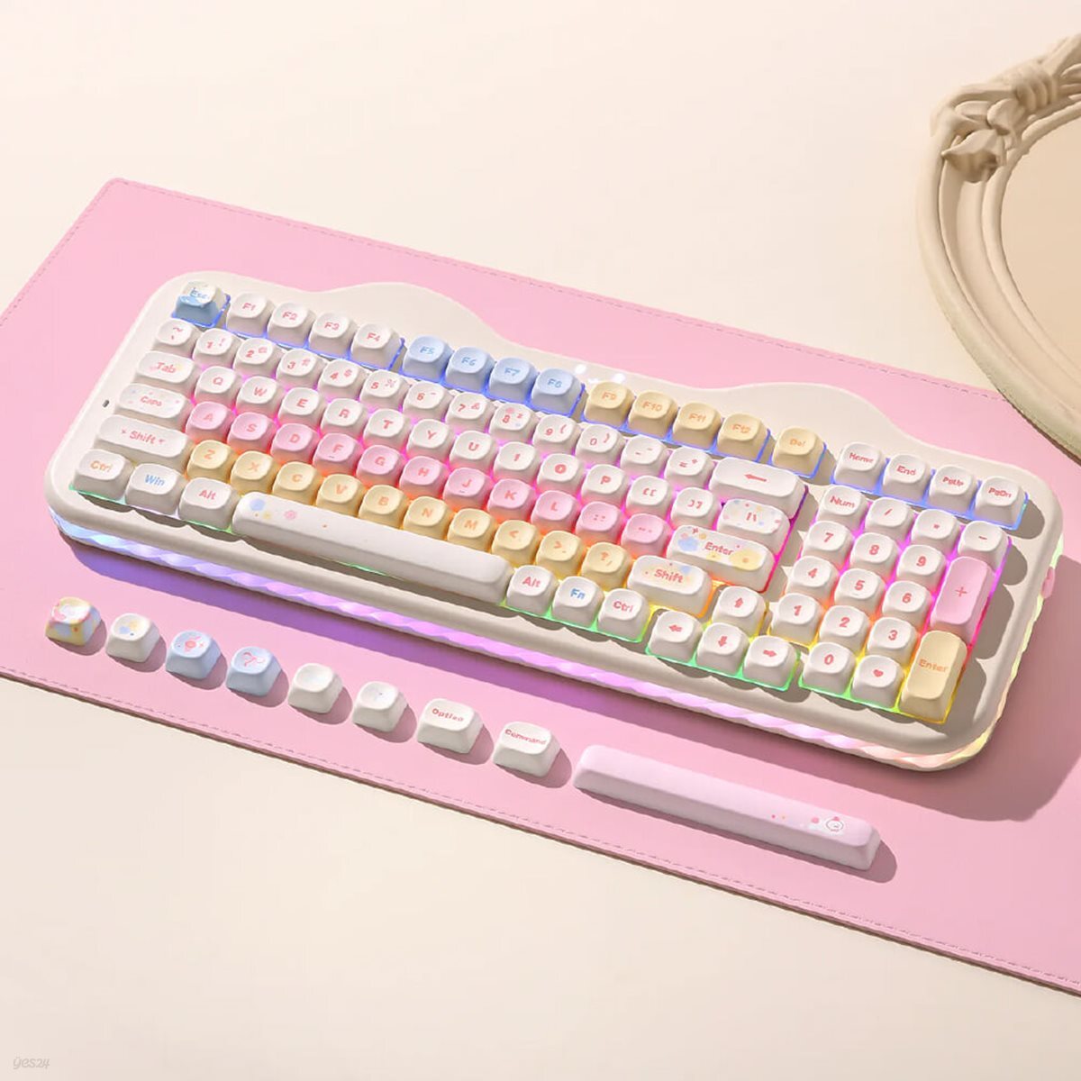 YUNZII 윤지 기계식 키보드 C98 cake meow