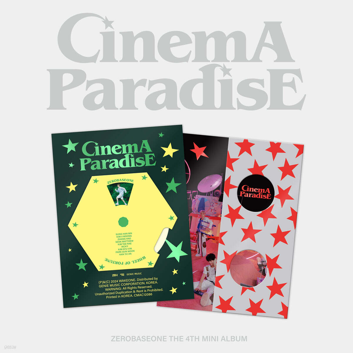 ZEROBASEONE - 미니앨범 4집 : CINEMA PARADISE [2종 중 1종 랜덤발송]
