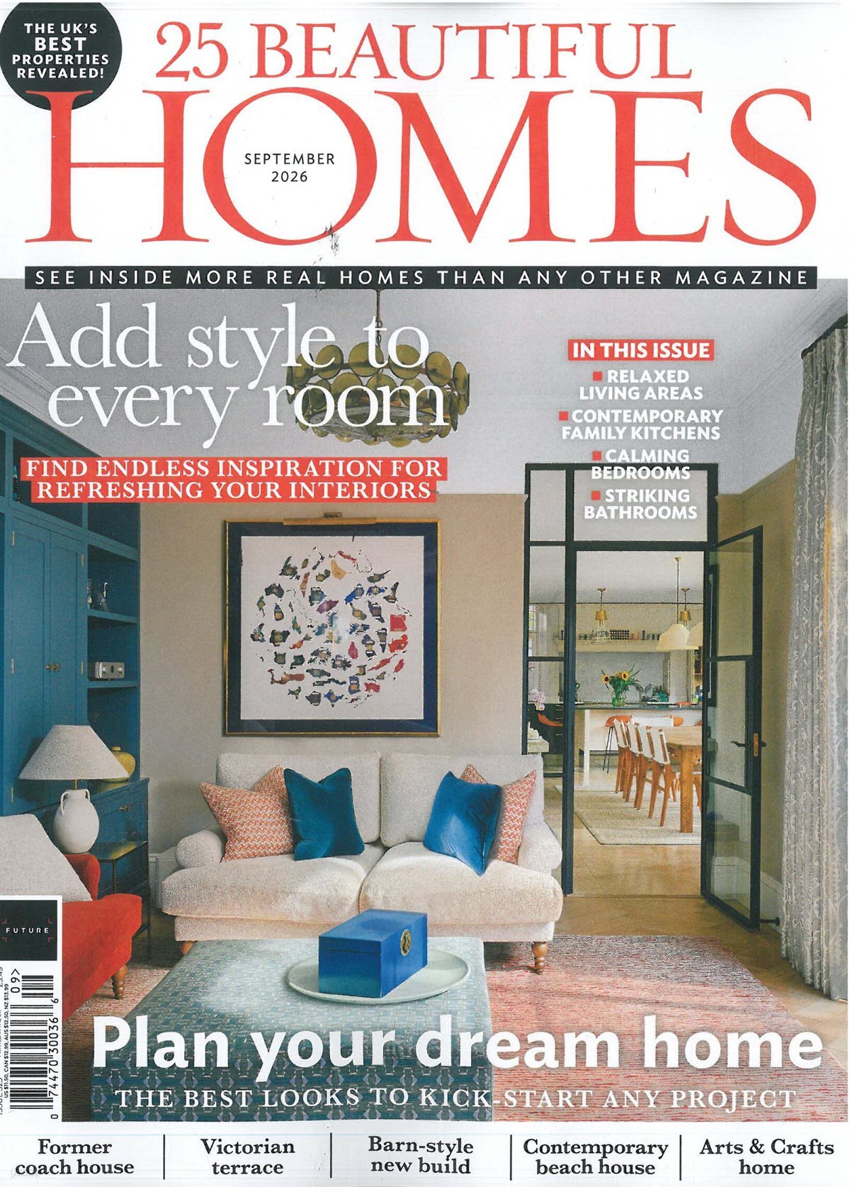 25 Beautiful Homes UK (월간) : 2026년 09월