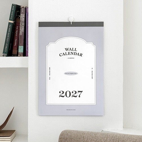 아이코닉 2027 월 캘린더 벽걸이달력