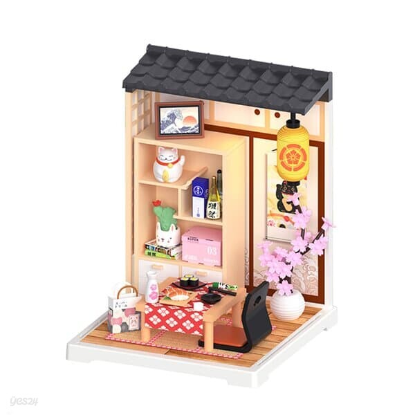 DIY 미니어처 룸 벚꽃 식탁