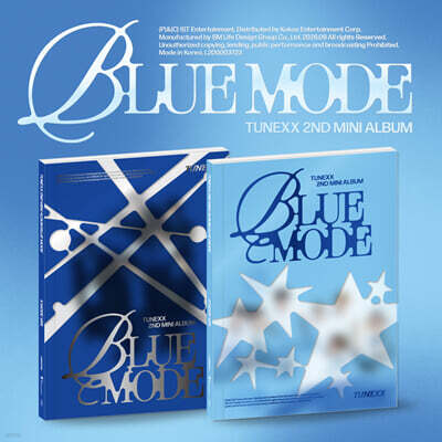 TUNEXX - 2nd Mini Album: BLUE MODE [1 of 2 types sent randomly]