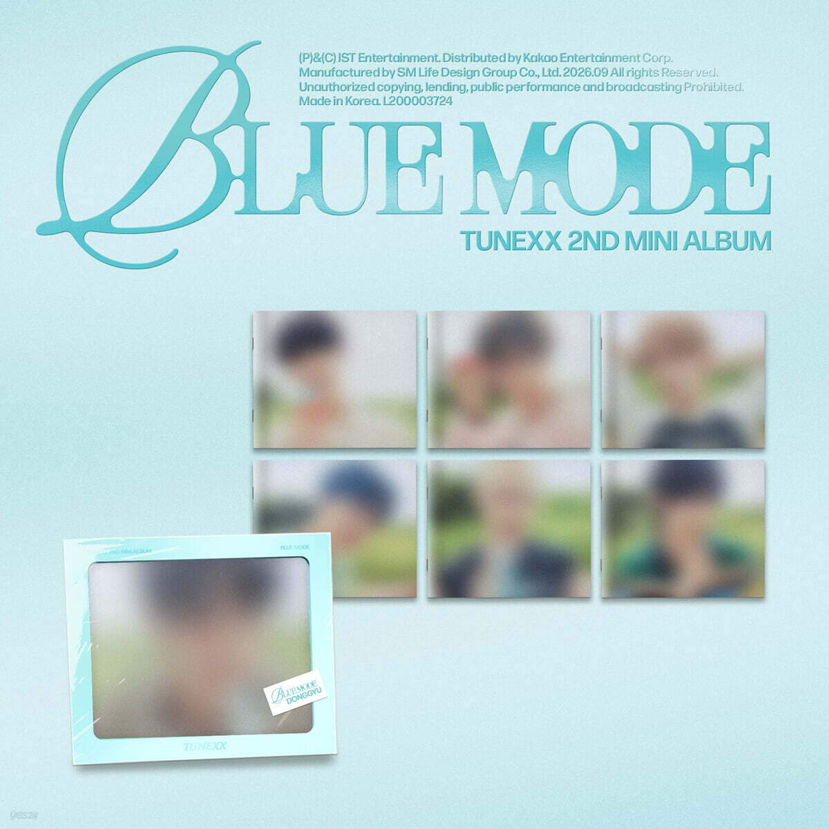 TUNEXX (튜넥스) - 미니앨범 2집 : BLUE MODE [INDIVIDUAL MODE ver.][7종 중 1종 랜덤발송]