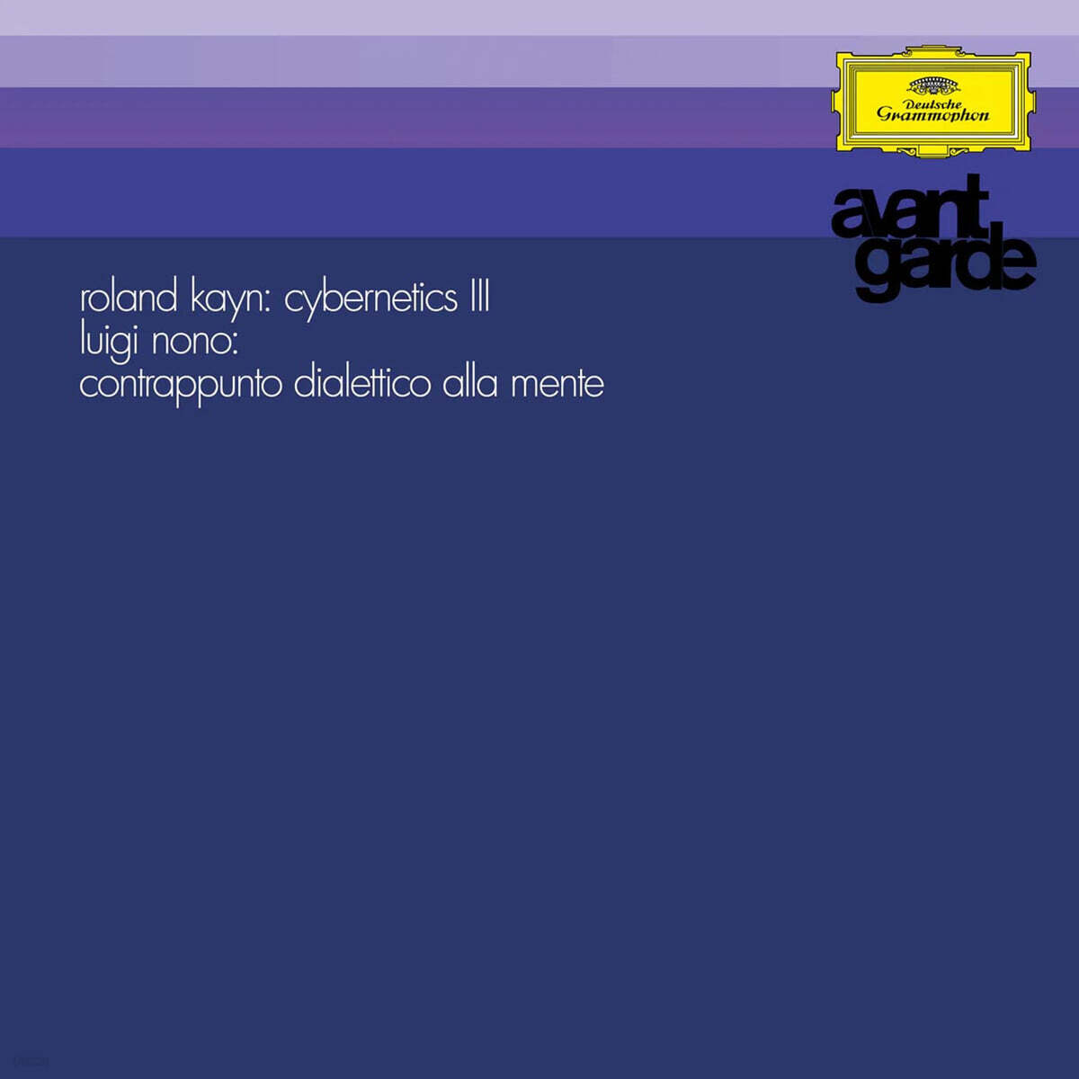 Roland Kayn (롤란지 카인 ) - Cybernetics III / Luigi Nono (루이지 노노) - Contrappunto dialettico alla mente [LP]