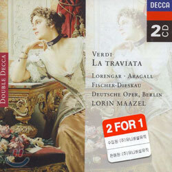 [중고-상] [수입] Giuseppe Verdi - La Traviata : Lorengar / Aragall / Fischer-Dieskau / Maazel