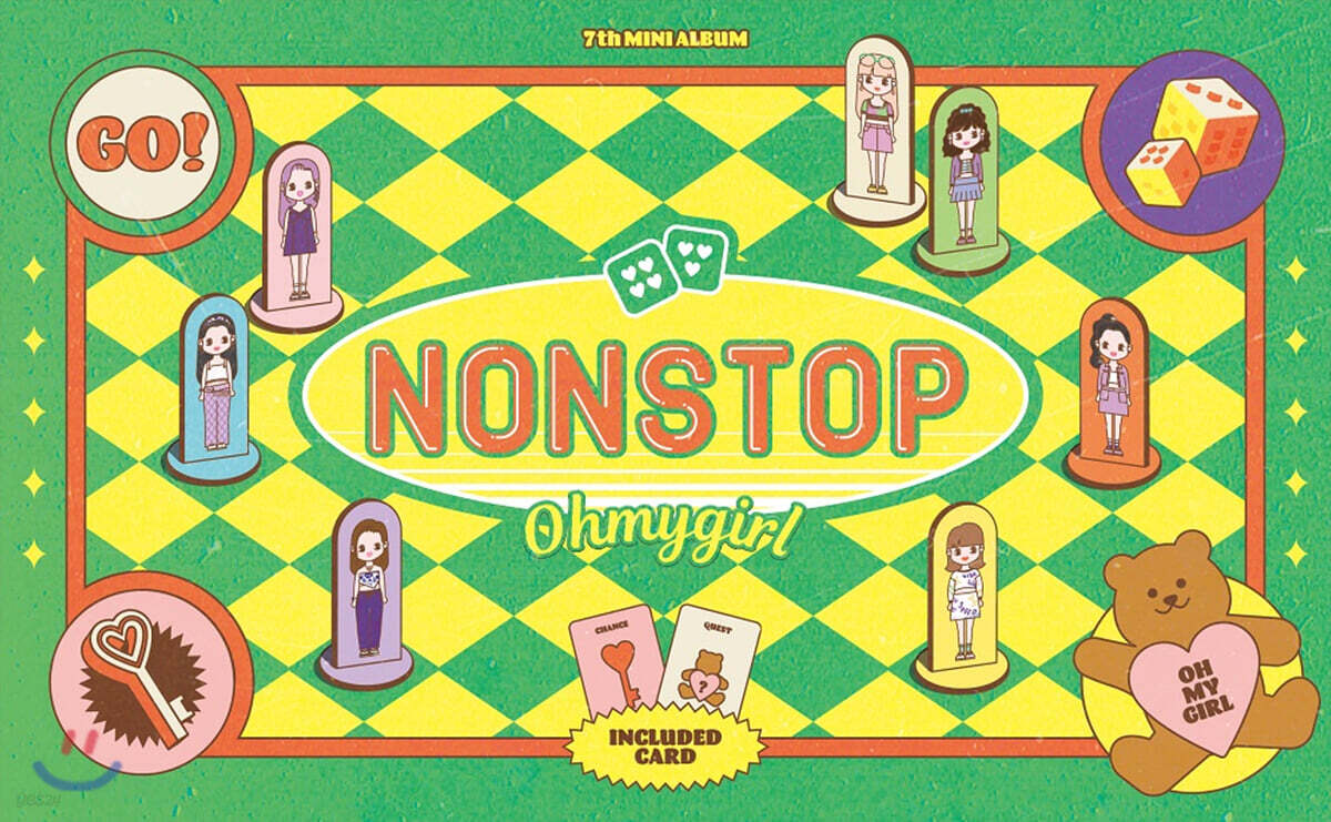 오마이걸 (Oh My Girl) - 미니앨범 7집 : NONSTOP [Chance / Quest ver. 중 랜덤 1종 발송]